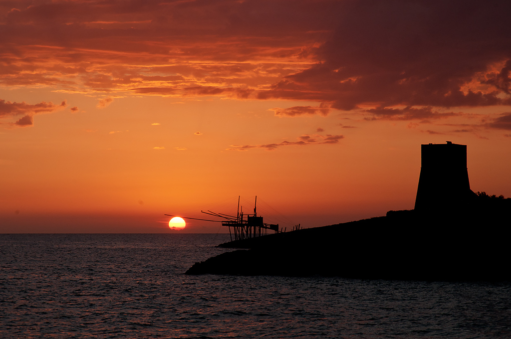 ... Il sole sorge sul trabucco