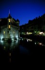 le vecchie prigioni di Annecy riprese la sera