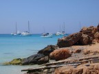 Cala Saona - una delle spiagge di Formentera (Spagna)