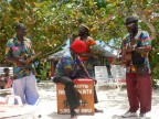 JAMAICA, Wax Band sulla Seven Miles Beach