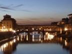 Ponte Vecchio in notturna.