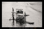 Zattere sul fiume Li (Lijiang) tra Guilin e Yangshuo, Cina.