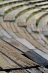 Particolare di gradini nel teatro greco di Taormina