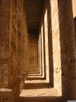 Nel tempio di Hobu vicino Luxor