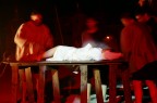 Rievocazione delle torture subite da Santa Restituta, protettrice dell'Isola D'Ischia.
Minolta Dynax 5D, esposizione a priorit di tempo 1/8, F 5,6, ISO200; Lunghezza focale 135mm (eq.202). Macchina su cavalletto.