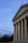 Il tempio canoviano di possagno alle 7 del mattino