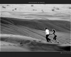 Deserto arabo di degli Emirati - nei pressi di Dubai