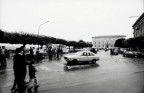 piazza principale di Tivoli , passeggio dopo la pioggia.