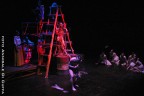 Foto di scena dalla tragedia "Prometeo incatenato" di Eschilo, messa in scena dal Centro Universitario Teatrale di Cassino al Teatro Lauro Rossi di Macerata