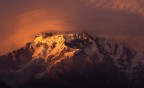 tramonto sull'annapurna, nepal