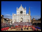 Corteo del calcio storico fiorentino - Piazza Santa croce a Firenze (14 giugno 2008)