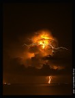 A Nizza di Sicilia, dal Balcone di casa mia in una notte tempestosa