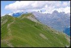 Immagine scattata sulla cresta dell'Aver a Torgnon in Valle d'Aosta.