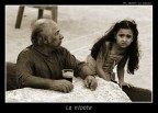 Nonno e nipotina. Isola di Gozo, Victoria, Malta. Agosto 2008