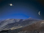 Da uno scatto che feci tempo fa in prossimit del cratere centrale sull'Etna,mi sono voluto sbizzarire a creare con il montaggio di 4 foto questa scena dall'atmosfera strana e misteriosa