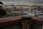 Un quartiere della mia Livorno, ripreso in una giornata plumbea