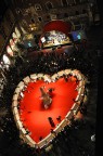 Fotografia dalla torre dei Lamberti, in occasione delle manifestazioni per S. Valentino
