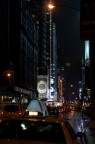Scatto notturno in piena Manhattan.