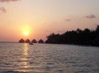 Tramonto, atollo Rannalhi, Maldive 2011