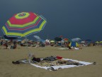 Spiaggia di Lignano Sabbiadoro (poco prima del temporale)
