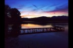 Aperitiveggiando in riva al lago di Candia, mi si  parato un tramonto splendido senza che avessi alcun altro strumento se non il mio vecchio cellulare...click!