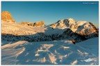 Sunset on Giau Pass