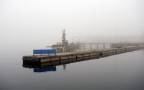 Nebbia al porto