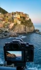 Foto fatta con il mio telefono mentre scattavo foto alla spendida Manarola