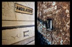 due immagini dal vecchio carcere di Bergamo, in Citt Alta
