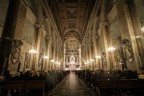 Scatto nel Duomo di Napoli durante il concerto di Natale dei cantori di  Posillipo