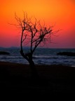 Tramonto sulla spiaggia di Francavilla al Mare (CH)