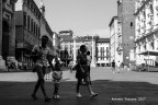 Famiglia in Piazza dei Signori a Vicenza