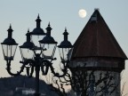 ponte di lucerna al tramonto