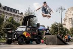 Skate session a Milano Centrale - Nico Giordano fs flip off the bank