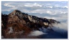 Il Monte Coni Zugna visto dal Sengio Alto. Novembre 2018