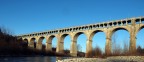 Il viadotto Soleri  un viadotto promiscuo stradale e ferroviario che taglia trasversalmente l'avvallamento, largo circa 800 m e profondo circa 50 m, nel quale scorre la Stura di Demonte, collegando l'abitato di Cuneo alla sponda sinistra del fiume. Wikipedia