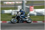 Foto scattata al Kartodromo di Ottobiano (PV) durante le prove di una gara di motard