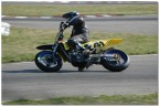 Foto scattata al Kartodromo di Ottobiano (PV) durante le prove di una gara di motard