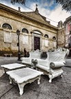 Una cartolina dal quartiere Marina di Cagliari.
"Appartenuta ai Templari,  di impianto tardogotico, a navata unica, presbiterio coperto da volta a crociera e cappelle laterali, ma rivela tracce evidenti di interventi in epoca barocca. Sotto la chiesa si apre una cripta funeraria costruita a fine 600 modificando una grotta naturale." (fonte web)