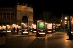 MOstra fotografica allestita in piazza Politeama a Palermo