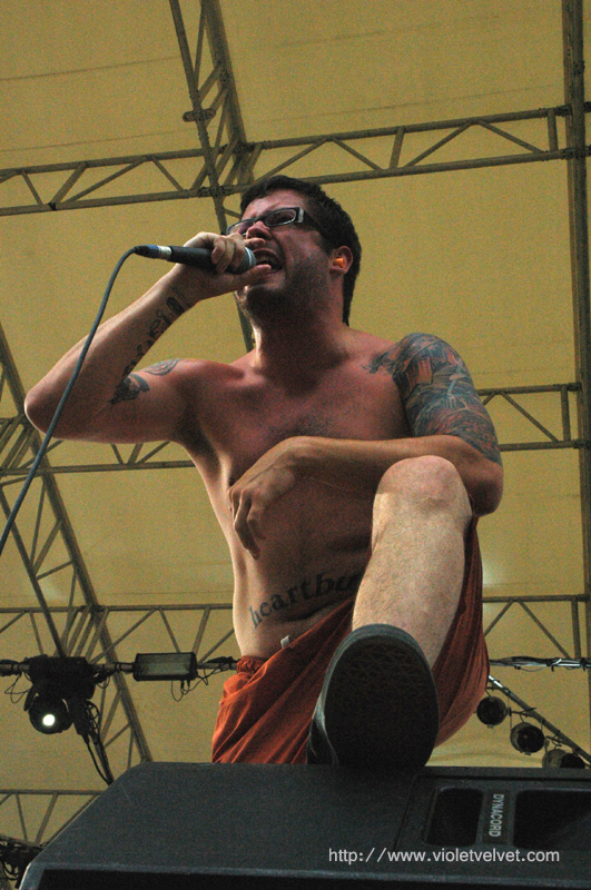 The black Dahlia Murder on stage