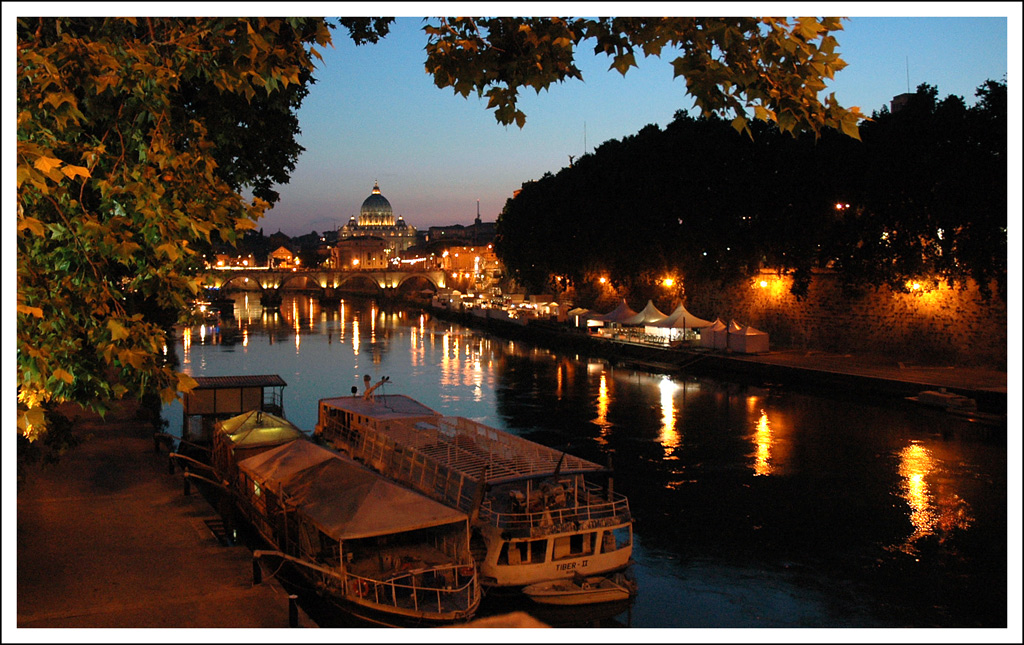 tevere ora blu dritto