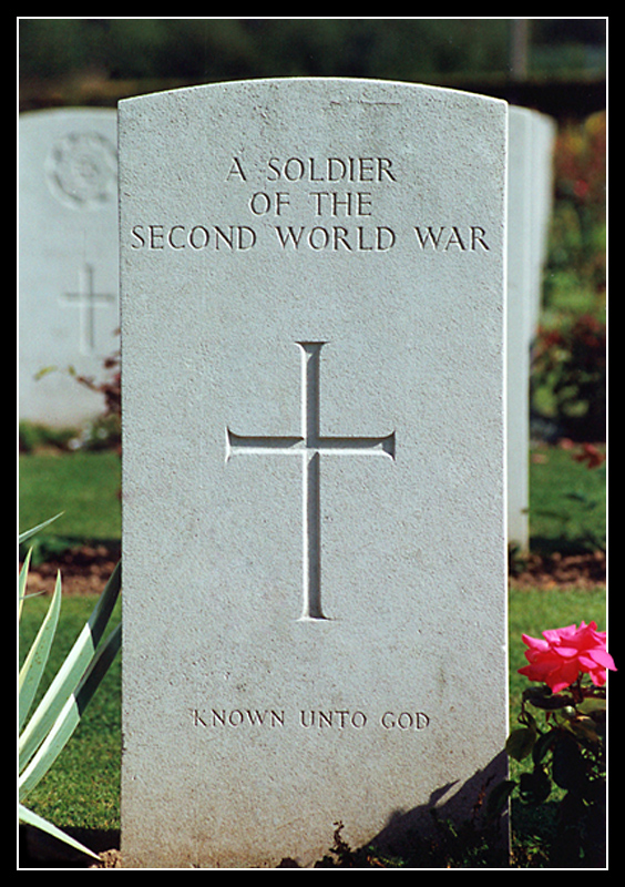 Cimitero di guerra inglese in Normandia