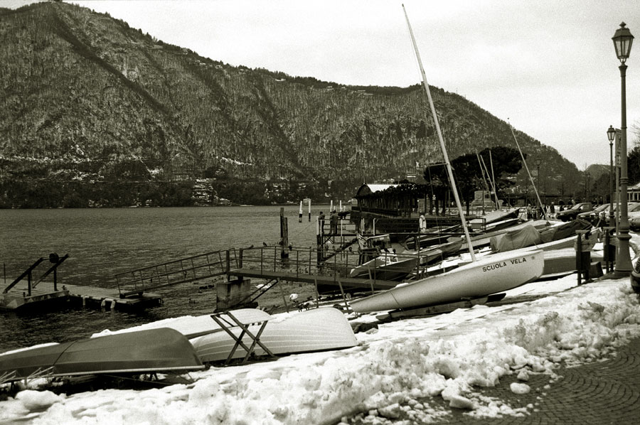 Cernobbio innevata