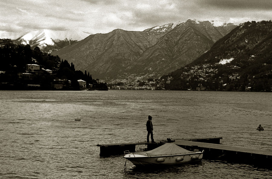 Uomo nel Lario