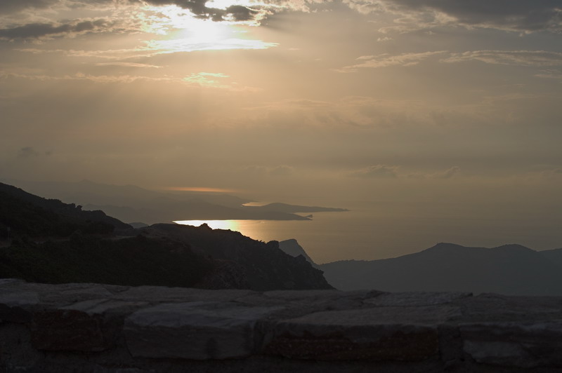 tramonto in Corsica