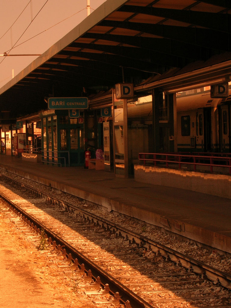 l'arrivo a bari