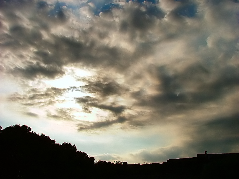 esplosione in cielo