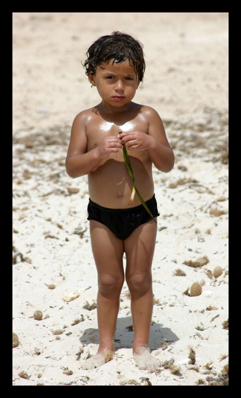 Bambino al mare