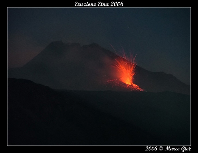 Eruzione Etna 2006 #3